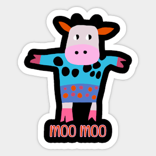 moo moo Sticker